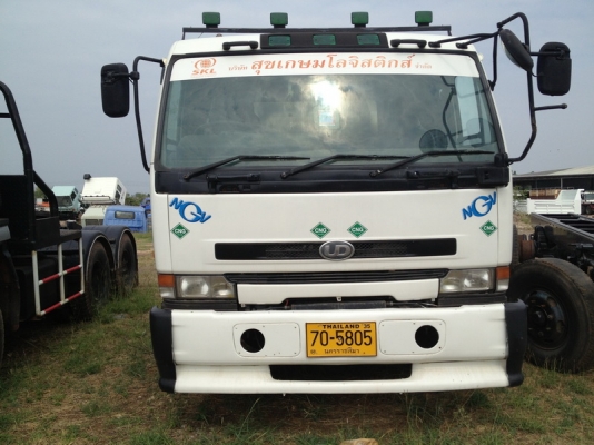 ขาย 10 ล้อหัวลาก NISSAN UD เครื่อง PE6 290 แรงม้าติดก๊าส NGV มีเล่มพร้อมทะเบียน