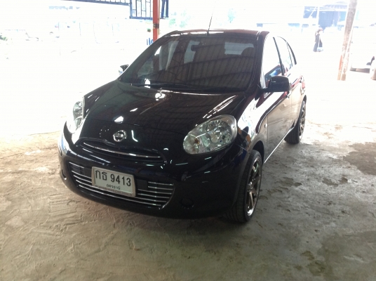 2011 NISSAN, MARCH สีดำ เกียร์ออโต้