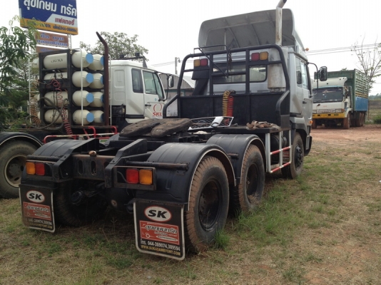 อีกคันครับ 10 ล้อหัวลาก NISSAN UD เครื่อง RE8  315 แรงม้าเป็นระบบน้ำมันเครื่องดีคัชซีสวยราคาถูกพร้อมทะเบียน สนใจโทรเลยครับ
