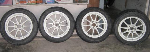 ขายล้อแม๊ก 17 5รู 114+ยางปี09/07 ราคา 8,500 ต่อรองได้