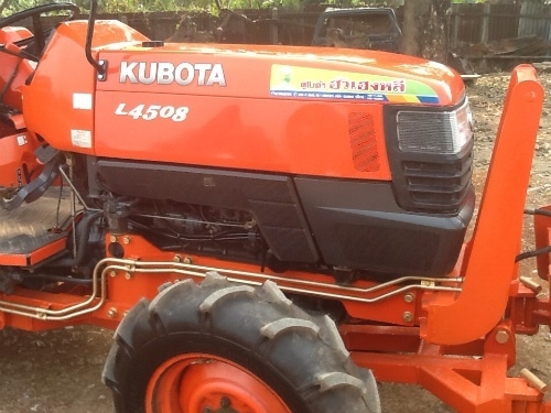 คูโบต้า L4508 4 WD 2 เพลาพร้อมใบมีดดันหน้าตราช้าง สภาพดีครับ 1218 ชั่วโมง