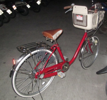 **ลดราคาครับ**จักรยานแม่บ้าน สไตล์วินเทจ พร้อมตะกร้าเด็กนั่ง เกียร์ดุมครับ