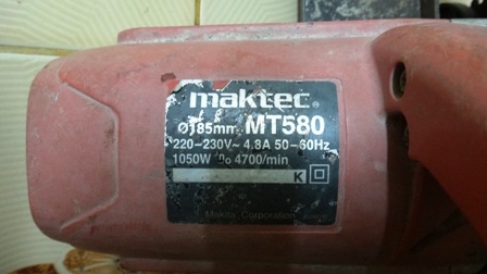 เลื่อยวงเดือนMaktec MT580 สภาพดี ราคาถูก เลื่อยวงเดือนMaktec MT580 สภาพดี ราคาถูก