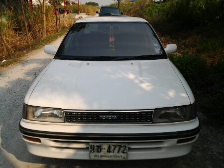 ขายรถยนต์ ปี90 โตโยต้า โคโรล่า รุ่นโดเรม่อน เครื่อง1600ccหัวฉีด ติดแก๊สแล้ว เกียร์ออโต้ พวงมาลัยเพาเวอร์ แอร์เย็น ล้อแม็ก รถขับดี ช่วงล่างดี (รถบ้านไม่ใช่แท็กซี่)(ไม่ใช่รถน้ำท่วม)