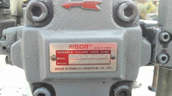 *** Sold *** ปั้มน้ำมันไฮดรอลิคแบบสองตอน มอเตอร์ 7.5 HP ไฟ 380V พร้อมวาล์วคอนโทรลไฟฟ้า AC 220V สภาพใหม่มาเทสได้