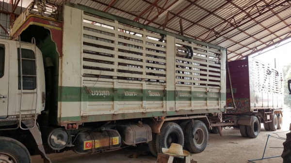 ขาย รถพ่วงแม่-ลูกดั้มเกษตรคอกสูง HINO FM2K ปี 43 เครื่องเดิม K13D 260 แรงม้า ลูก 3 เพลา แท้ยาว 7 เมตร ทะเบียนพร้อมโอน ขาย รถพ่วงแม่-ลูกดั้มเกษตรคอกสูง HINO FM2K ปี 43 เครื่องเดิม K13D 260 แรงม้า ลูก 3 เพลา แท้ยาว 7 เมตร ทะเบียนพร้อมโอน