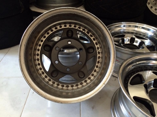 ขายล้อ RAGUNA ZZYZX 2 ชิ้นแท้ ขอบ 15x8 ET0 6รูกระบะ ประมูลญี่ปุ่น