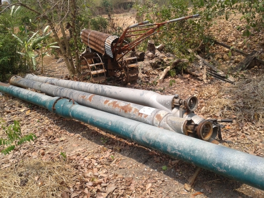 ท่อหน้า 8*16 / 8*18 / 8*5วา สภาพดีมาก+เครื่องพร้องโครง มิตซู 11แรงติดง่าย