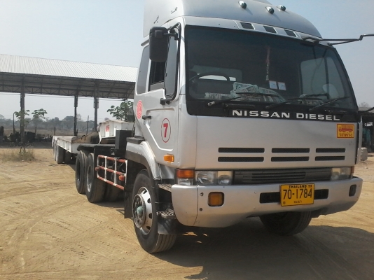 ขายรถบรรทุกหัวาก NISSAN UD CW 430HT พร้อมหางโรเบท  2 เพลา รถสภาพพร้อมใช้งานทั้งหัวและหาง ทะเบียนเต็มทั้งหัวและหาง ราคา 995,000 บาท