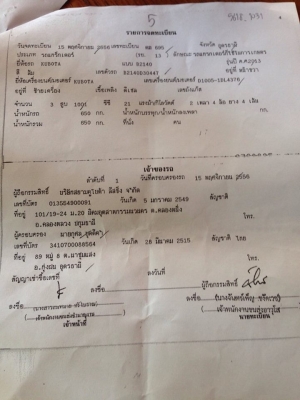 คูโบต้า B2140 4 WD  ทำงาน 179 ชั่วโมง เดิมๆโรงงาน จด พ.ย.2556