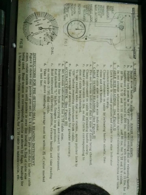 ขาย เครื่องวัดความตึงสายเคเบิล ( ชาติ ลำพูน )