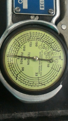 เครื่องเทสวัดแรงดึงของสายเคเบิ้ลที่ใช้ในระบบของเครื่องบิน ผลิตที่ อเมริกา