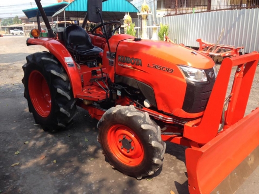 คูโบต้า  L3608 4 WD ใบมีดตราช้าง โรตารี่ช้าง RX164 เล่มทะเบียนพร้อม