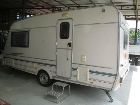 รถ  CARAVAN FAIRWAY 460 ยาว 21 ฟุต นำเข้าจากอังกฤษ