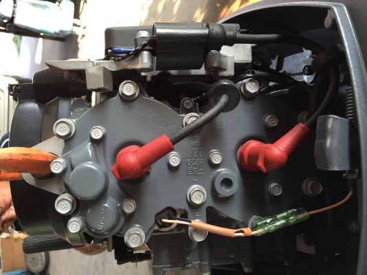 เครื่องเรือyamaha สภาพใหม่กริ๊บ