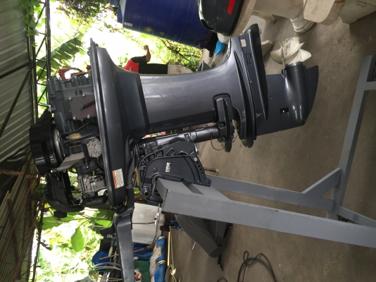 เครื่องเรือyamaha สภาพใหม่กริ๊บ