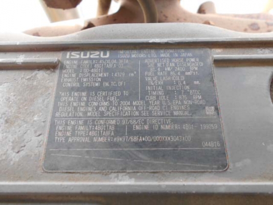 ขายปั๊มลม เครื่องยนต์ดีเซล Airman PDS390S #72-4B10306 ปั๊มลมมือสองจากญี่ปุ่นค่ะ