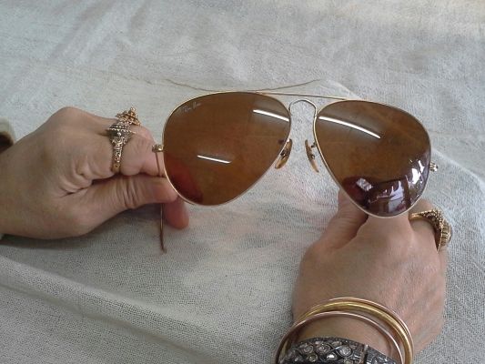 แว่นตานายพลแมคอาร์เธอร์ ตัวแท้! ราคานักศึกษา! B&amp;L RAY-BAN Aviator MacArthur USA