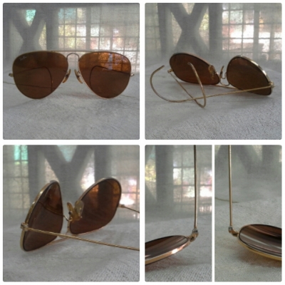 แว่นตานายพลแมคอาร์เธอร์ ตัวแท้! ราคานักศึกษา! B&amp;L RAY-BAN Aviator MacArthur USA