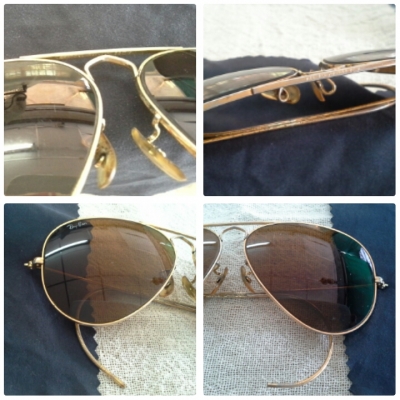 แว่นตานายพลแมคอาร์เธอร์ ตัวแท้! ราคานักศึกษา! B&amp;L RAY-BAN Aviator MacArthur USA