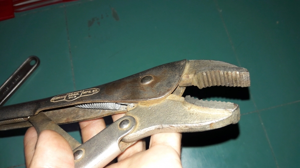 ขายคีมล็อกVISE-GRIP 10WR Made in USA.รุ่นสามแถวสภาพดีสวยหายาก