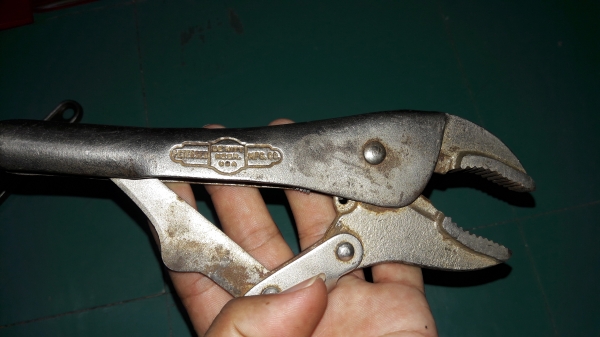 ขายคีมล็อกVISE-GRIP 10WR Made in USA.รุ่นสามแถวสภาพดีสวยหายาก