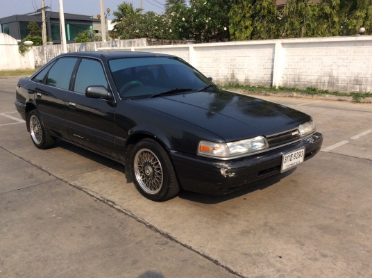 ขายรถ มาสด้า 626 5ประตู ปี89 เครื่องหัวฉีด 1.8 เกียร์ออโต้ เพาเวอร์ กระจกไฟฟ้าทั้งคัน เซ็นทรัลล๊อค ภายในเดิมๆสวยแอร์สวิง วิทยุพร้อม ตัวถังเดิมๆไม่มีชนสีมีร่องรอยการใช้งาน แม็ก15&quot; เครื่องดีเกียร์ดีช่วงล่างดี รถขับดีครับ พร้อมใช้เลยครับ ภาษี59 เอกสารพร