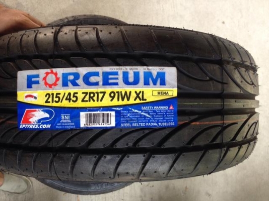 - ขายยางใหม่ 215/45/17  6600.- บาท