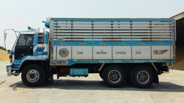 ขายรถพ่วง 18 ล้อ แม่-ลูก กระบะคอกเกษตรเนียมดั้ม ISUZU 195 รถสวย ราคา.1150000 สนใจรีบจองด่วน