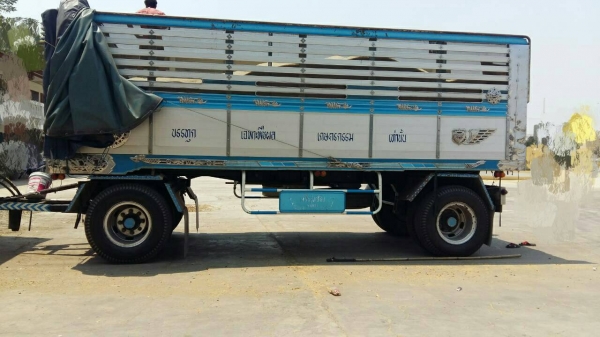 ขายรถพ่วง 18 ล้อ แม่-ลูก กระบะคอกเกษตรเนียมดั้ม ISUZU 195 รถสวย ราคา.1150000 สนใจรีบจองด่วน