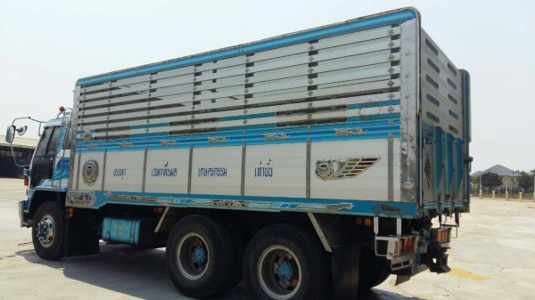 ขายรถพ่วง 18 ล้อ แม่-ลูก กระบะคอกเกษตรเนียมดั้ม ISUZU 195 รถสวย ราคา.1150000 สนใจรีบจองด่วน