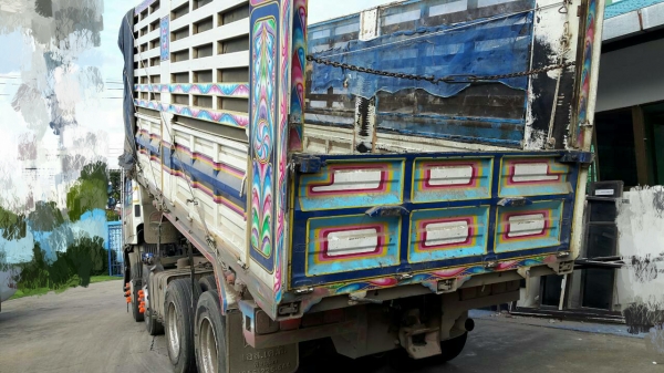 ขายรถพ่วง 24 ล้อ แม่-ลูก กระบะเหล็กคอกเกษตรดั้ม อู่.SKT.พิษโลก HINO 344 ปี.54  ราคามาคุยกันครับ