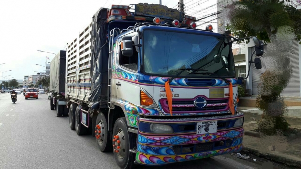 ขายรถพ่วง 24 ล้อ แม่-ลูก กระบะเหล็กคอกเกษตรดั้ม อู่.SKT.พิษโลก HINO 344 ปี.54  ราคามาคุยกันครับ