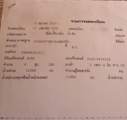 ขายรถ22ล้อดั้มพ์ HINO FM2PNLD เครื่อง380แรงม้ากับหางSMM ปี55 สวยๆเดิมๆสนใจโทร 081-970-1072