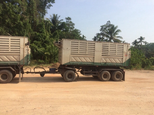 ขายรถ22ล้อดั้มพ์ HINO FM2PNLD เครื่อง380แรงม้ากับหางSMM ปี55 สวยๆเดิมๆสนใจโทร 081-970-1072