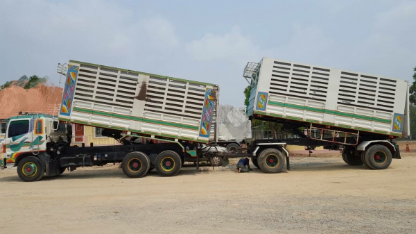 ขายรถพ่วง 22 ล้อ แม่-ลูก กระบะเนียมคอกเกษตรดั้ม HINO 260 ปี.47 รถสวย พร้อมใช้ ราคาย้อมๆ สนใจรีบจองด่วน