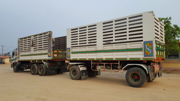 ขายรถพ่วง 22 ล้อ แม่-ลูก กระบะเนียมคอกเกษตรดั้ม HINO 260 ปี.47 รถสวย พร้อมใช้ ราคาย้อมๆ สนใจรีบจองด่วน