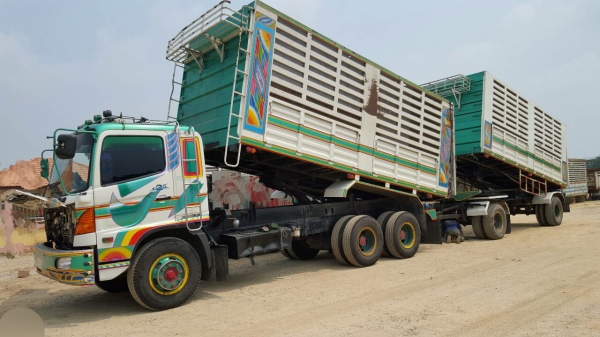 ขายรถพ่วง 22 ล้อ แม่-ลูก กระบะเนียมคอกเกษตรดั้ม HINO 260 ปี.47 รถสวย พร้อมใช้ ราคาย้อมๆ สนใจรีบจองด่วน