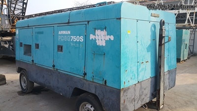 Airman PDSG750S (Hi Pressure) เก่าญี่ปุ่นไม่เคยใช้ในไทย 100\% ลม 12-14 บาร์ สภาพเครื่องสวยๆ สกรูแน่นๆ ใช้ยาวๆ ธีรเทพ 0627091748