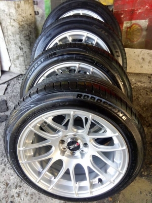 แม็ก 15 กว้าง 8.25 ออฟ 0 พร้อมยาง 195 50 15 ปี 15 แม็ก 15 กว้าง 8.25 ออฟ 0 พร้อมยาง 195 50 15 ปี 15