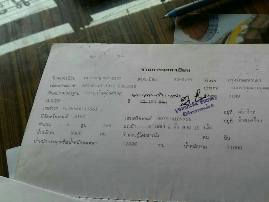 ขายแล้วครับ หัวแคซซี สิบล้อ ฮีโน่ FM3H195เบรคทิฟฟี หัว+แคชชี ช่วงยาว6.50ม สภาพดีเดิมๆพร้อมใช้งาน รถห้างแท้ ทะเบียนพร้อมโอน ขายแล้วครับ หัวแคซซี สิบล้อ ฮีโน่ FM3H195เบรคทิฟฟี หัว+แคชชี ช่วงยาว6.50ม สภาพดีเดิมๆพร้อมใช้งาน รถห้างแท้ ทะเบียนพร้อมโอน