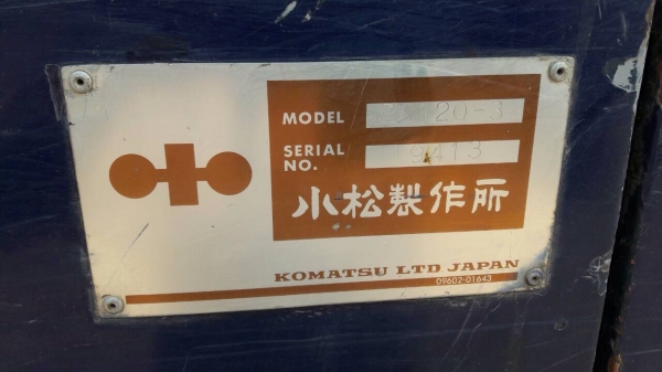 ขายรถแบ็คโฮ Komatsu pc120-3 เครื่องเดิม ปั๊มเดิม ตัวเดินโกเบ ช่วงล่างดี รถสวยพร้อมใช้งาน