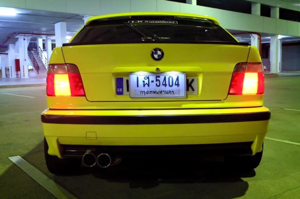 BMW 318 COMPACT เเต่งมาตามรูปรถทำมาสวยเนียน 2ประตูแท้ ภายในตัวนอกแท้ทั้งคัน หลังคาซันรูป
