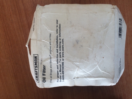 กรองน้ำมันเครื่อง Briggs &amp; Stratton 492932S Oil Filter