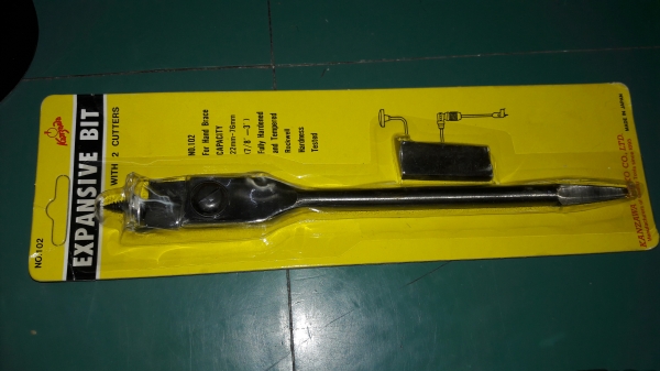 ขายดอกสว่านข้อเสือเจาะขยายได้ปรับความกว้างได้KANZAWA Made in Japan.