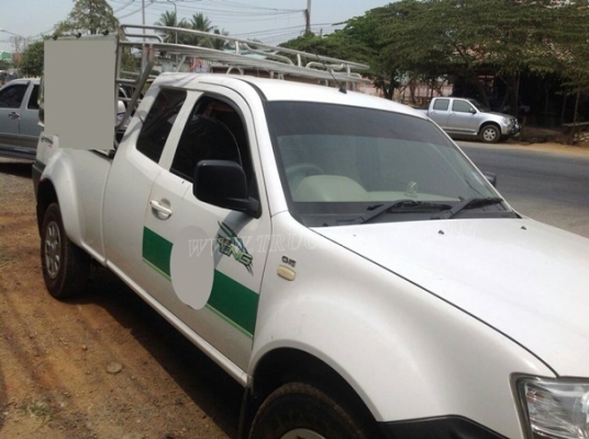 รถกระบะบรรทุก 4 ล้อ ยี่ห้อ TATA  ปีจดทะเบียน 2554 เครื่องขนาด 2,092 CC.