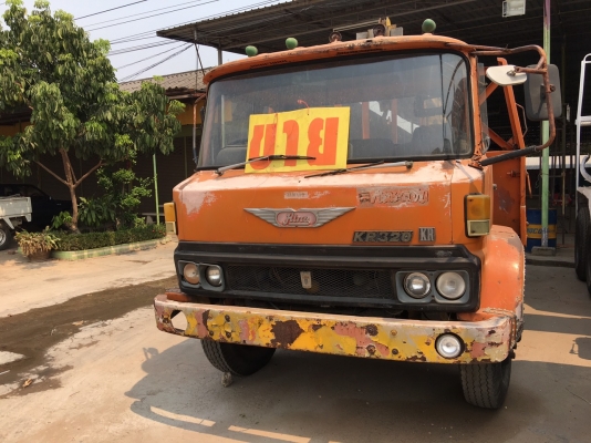 6 ล้อกะบะ KR ยาว 5.50 ติดเครนท้าย พร้อมใช้งาน เครื่อง EH 700 เอกสารพร้อม