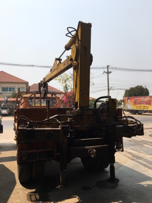 6 ล้อกะบะ KR ยาว 5.50 ติดเครนท้าย พร้อมใช้งาน เครื่อง EH 700 เอกสารพร้อม 6 ล้อกะบะ KR ยาว 5.50 ติดเครนท้าย พร้อมใช้งาน เครื่อง EH 700 เอกสารพร้อม