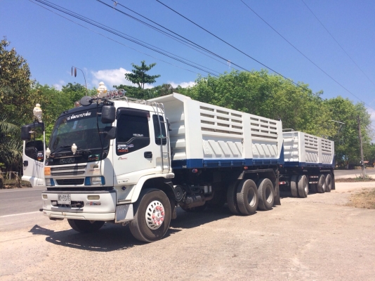 ขายรถบรรทุก ISUZU เครื่อง 320 แรง ปี 50 กระบะดัมพ์สามมิตร ลูก 3 เพลาแท้ ทะเบียนพร้อม