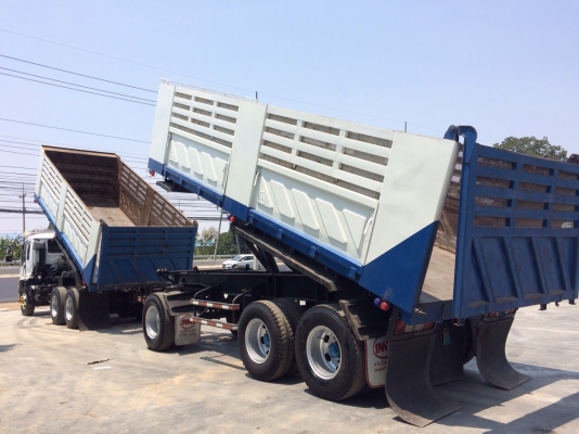 ขายรถบรรทุก ISUZU เครื่อง 320 แรง ปี 50 กระบะดัมพ์สามมิตร ลูก 3 เพลาแท้ ทะเบียนพร้อม